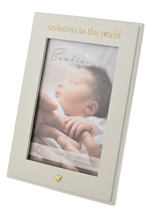 Rama Foto Crem Welcome to the World BM312 Bambino by Juliana