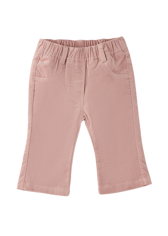 Pantaloni Lungi Catifea Roz din Bumbac pentru Fete 4.H124/00 – iDO