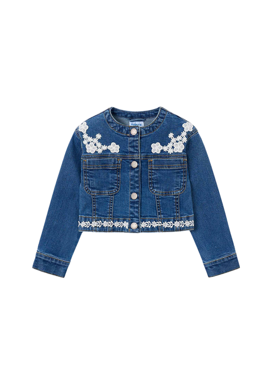 Geaca Denim cu Dantela 3453 Mayoral