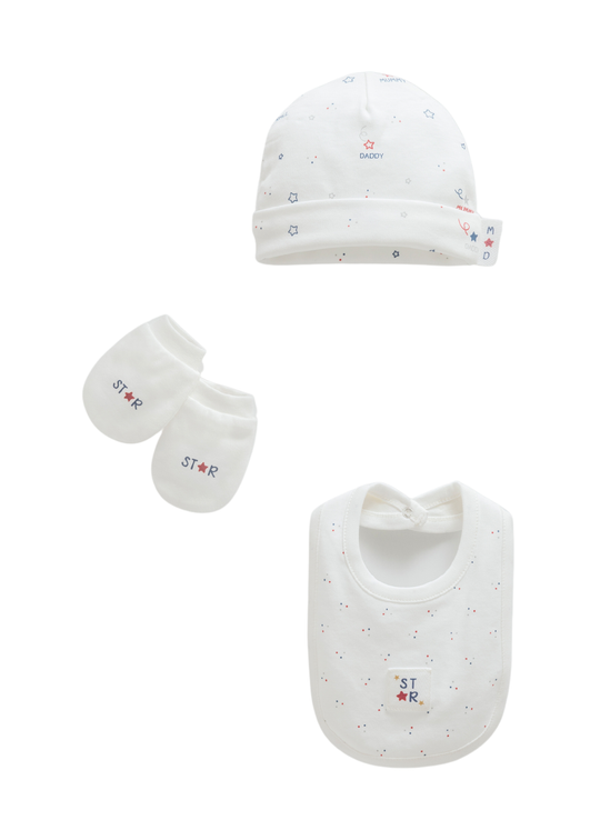 Salopeta Lunga Crem cu Capse Mummy & Daddy TU2327 Mell Sweet Baby