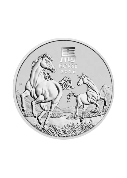 Moneda Argint 15.55 g + Capsula 201385 – Lunar III Horse Silver Coin | 2026 (Australia)