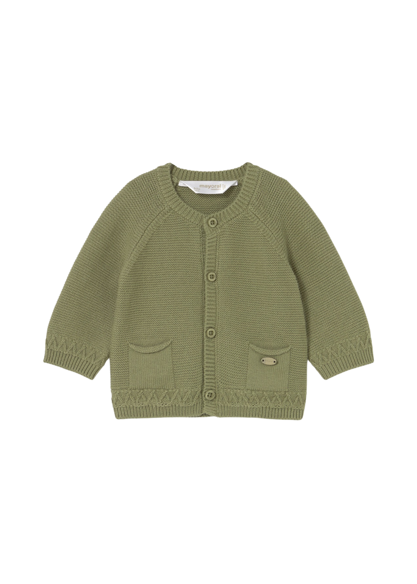 Cardigan Tricotat Verde cu Nasturi 2337 Mayoral