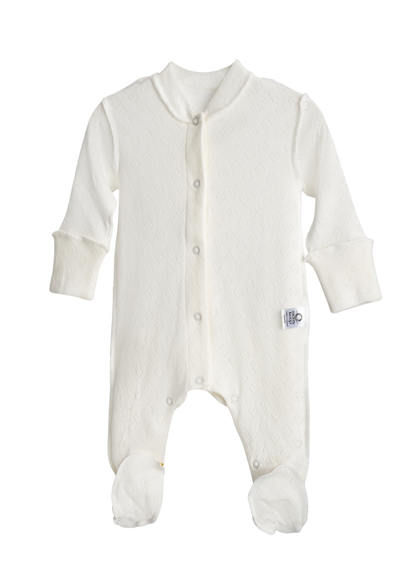 Salopeta Prematuri Crem din Bumbac Impregnat cu Lanolina MOM-78 Momykeep