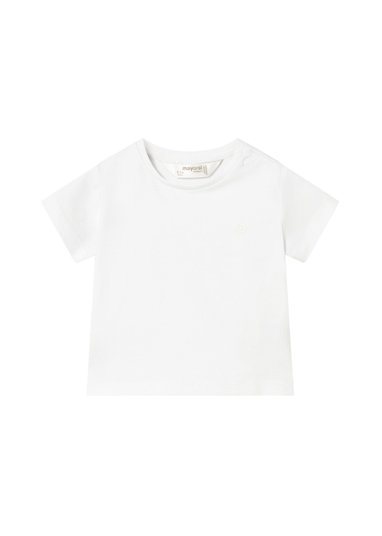 Tricou cu Maneca Scurta Alb 1073 Mayoral