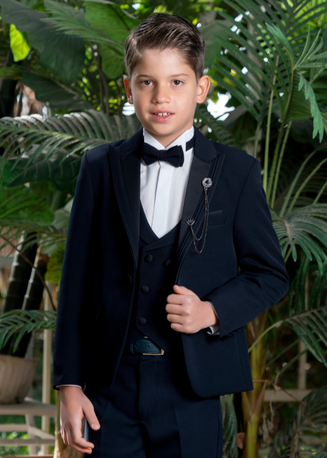Costum Ceremonie 5 Piese Bleumarin 20355 Little Gentleman