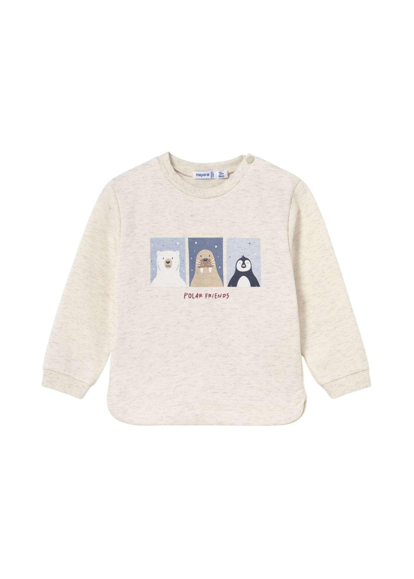 Set 3 Piese Bluza Bej Pantaloni Lungi Bleumarin si Vesta din Fas Gri Inchis 2649 Mayoral