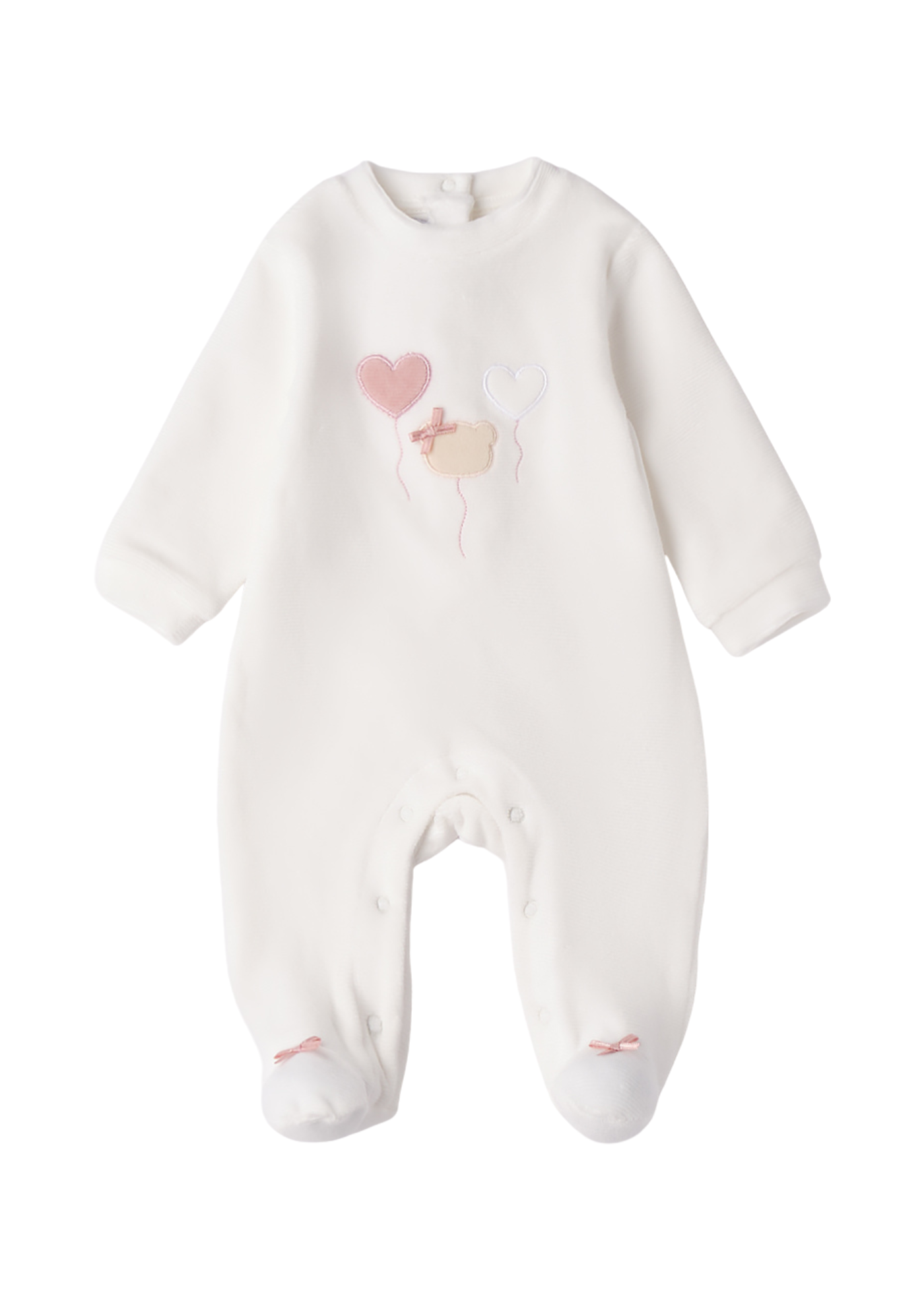 Salopeta Lunga Velur Crem 3.F759/00 Minibanda