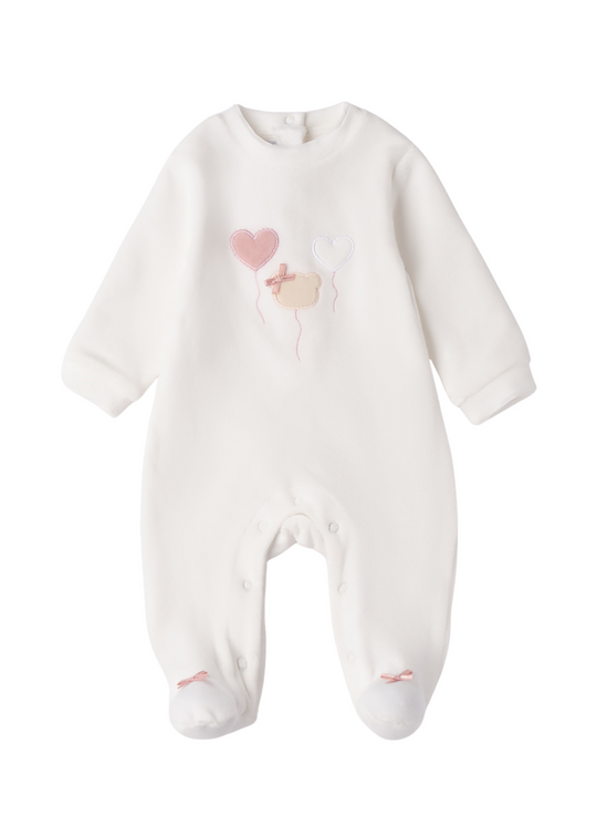 Salopeta Lunga Velur Crem 3.F759/00 Minibanda