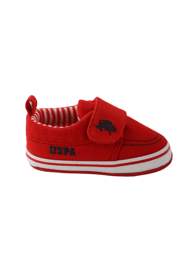 Pantofi Sport Rosii cu Inchidere Velcro si Logo 1810 V1 Us Polo Assn - Camera Bebelusului