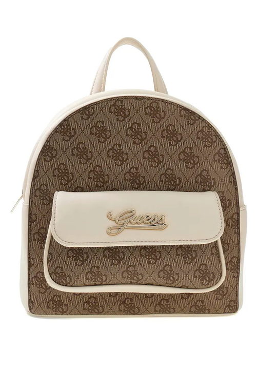 Rucsac Bej cu Monograme J6YZ03 W2508 G9L9 Guess