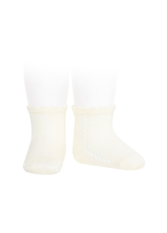 Sosete Scurte Crem Perforate 2569/4 Condor