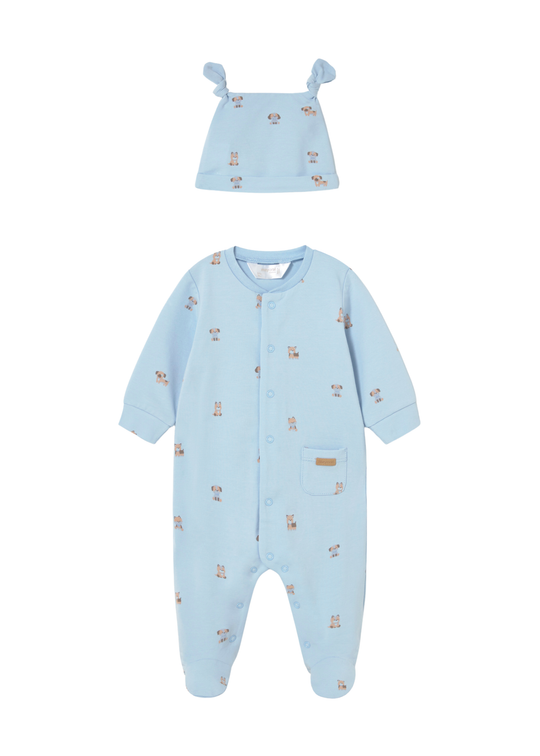 Set Salopeta Lunga cu Fes Bleu cu Catei 1718 Mayoral