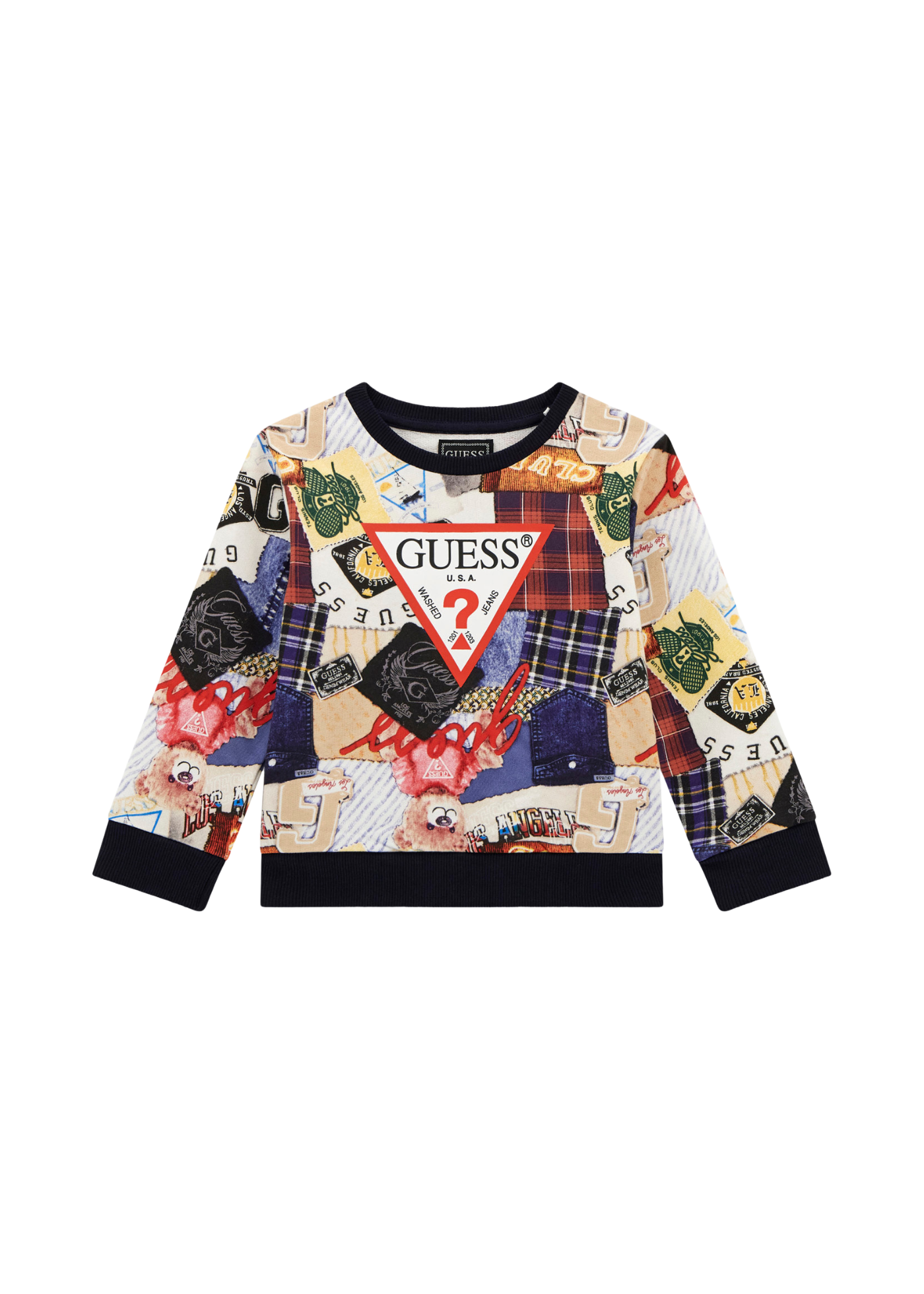 Bluza Sport din Bumbac cu Imprimeu Colorat N5YQ00 KA6R4 P146 Guess