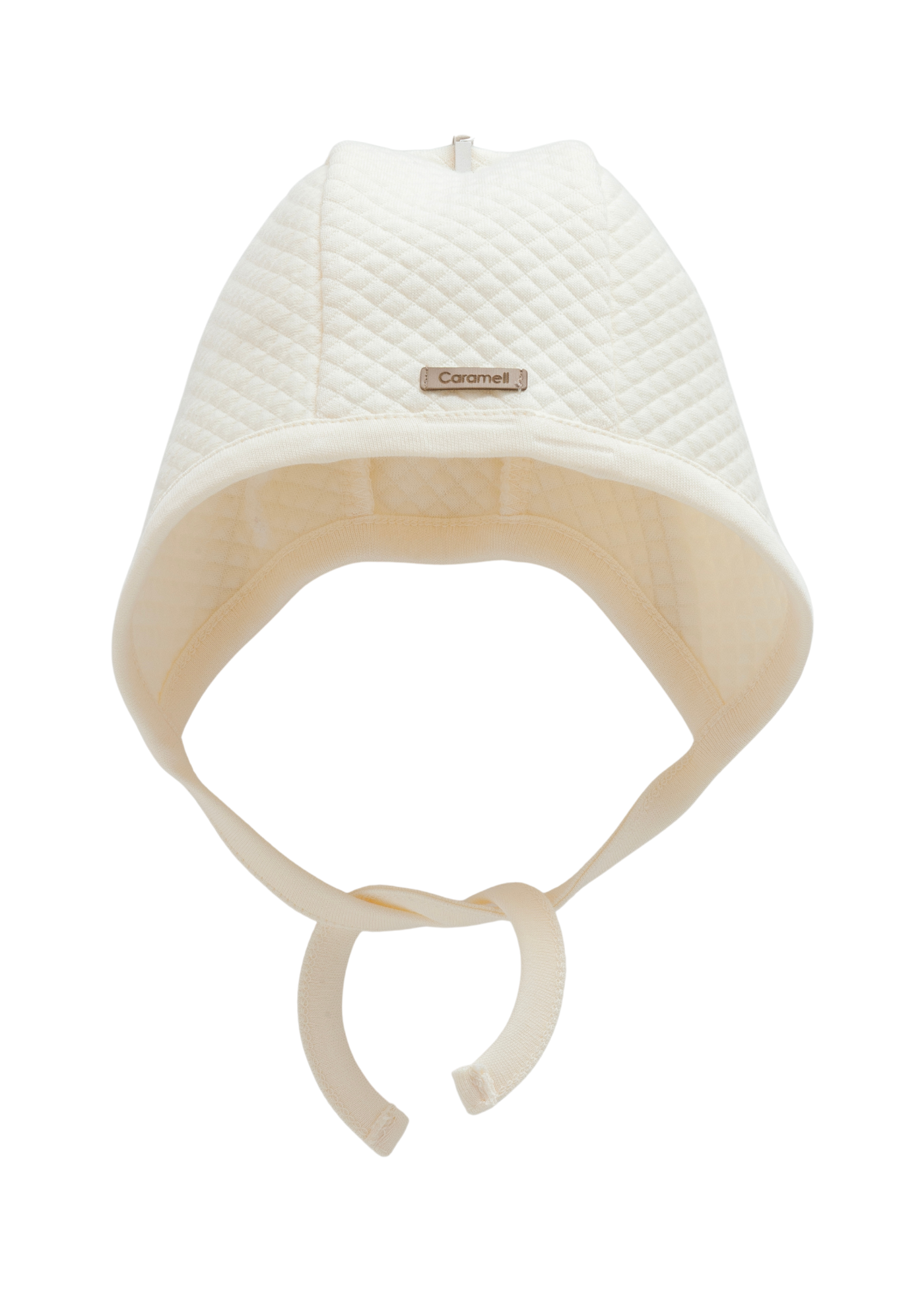 Caciula din Bumbac Matlasata Crem SPE2048 Mell Sweet Baby