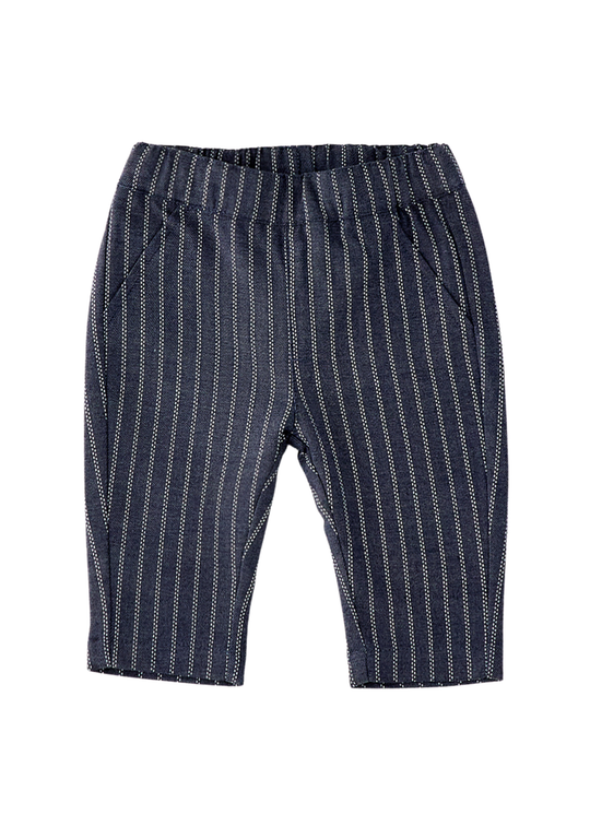 Pantaloni Eleganti Bleumarin cu Dungi pentru Baieti 4.H061/00 – iDO