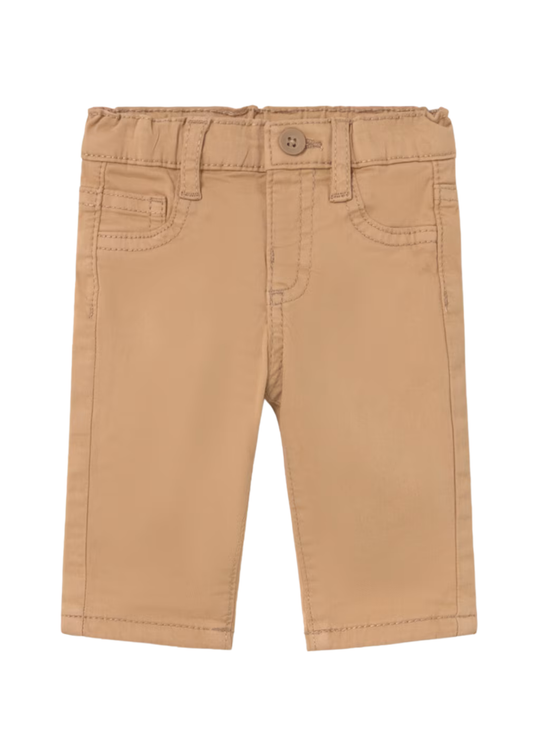 Pantaloni cu Buzunare Caramel din Bumbac pentru Baieti 2529 – Mayoral
