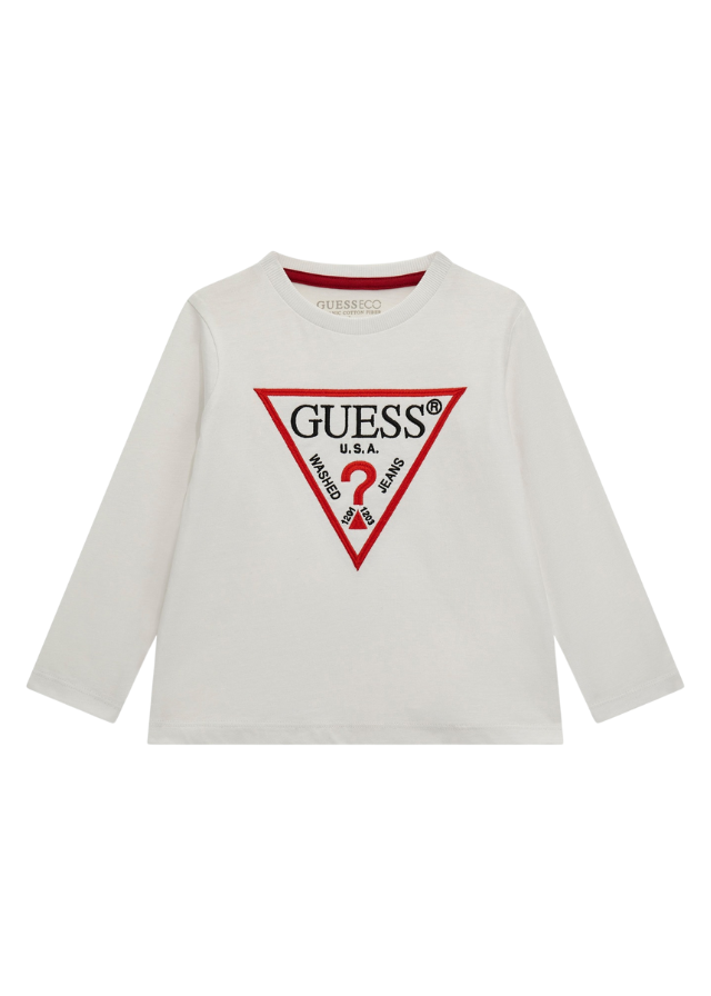 Bluza Alba cu Maneca Lunga N4BI25 K8HM4 G011 Guess