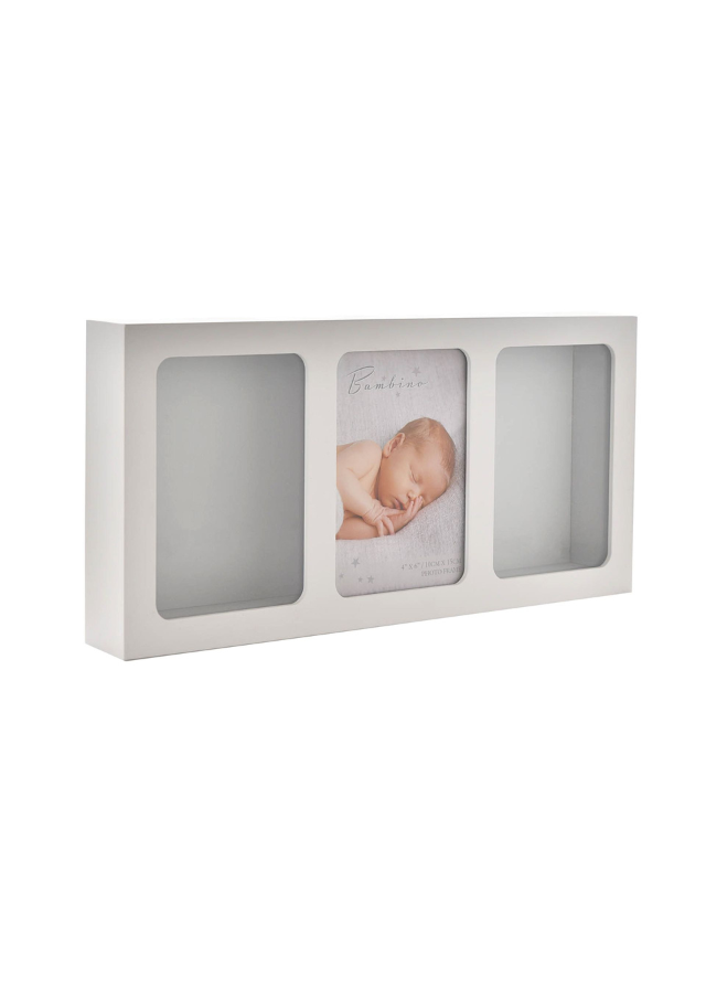 AnneBebe - Rama Foto Tripla cu Kit Amprenta Bebelusi CG1539 Bambino by Juliana