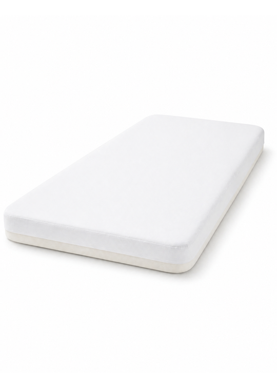 Cearceaf Contact Impermeabil din Bumbac (108x55x8 cm) AnneBebe