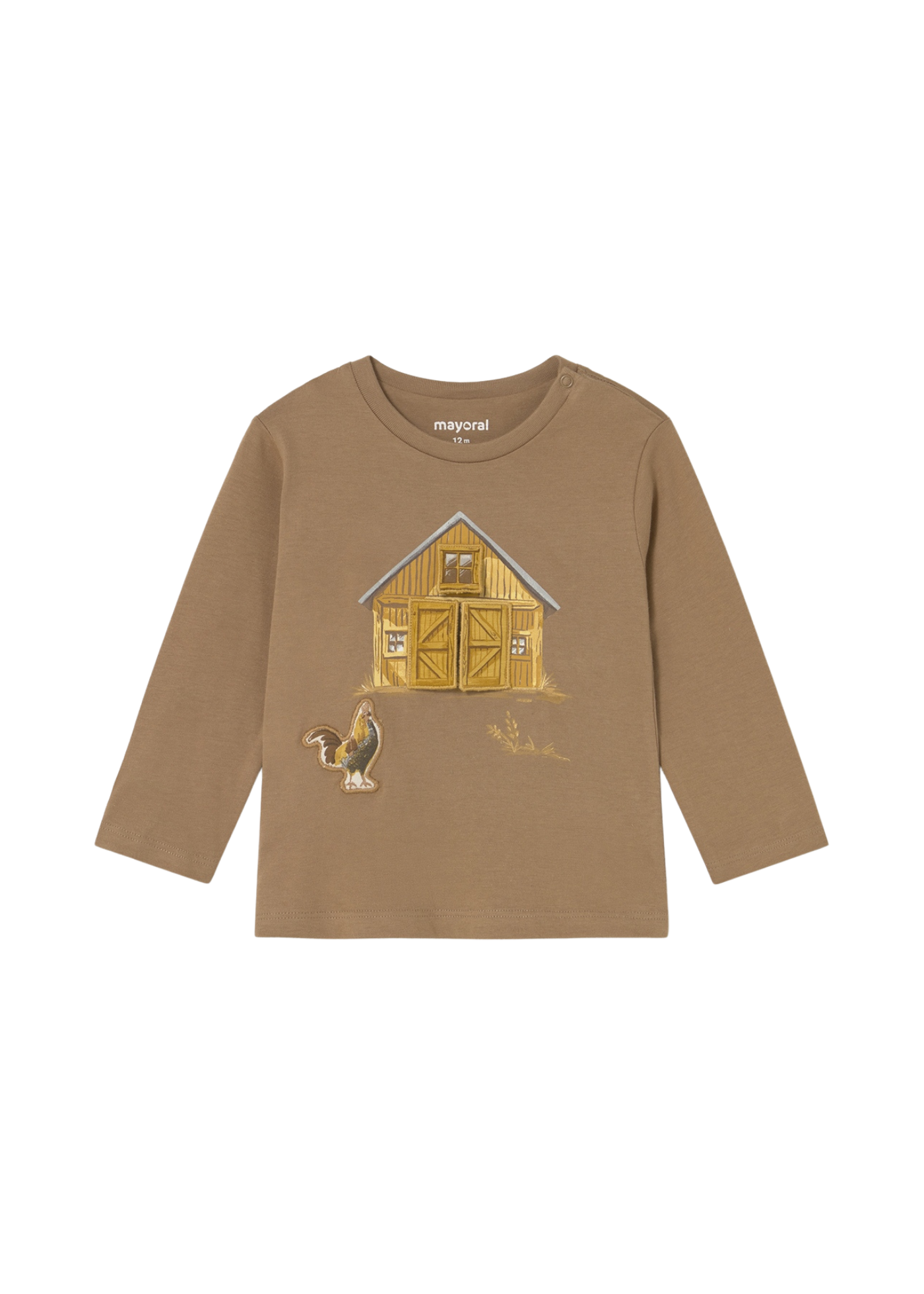 Bluza Maro cu Maneca Lunga cu Imprimeu 2067 Mayoral