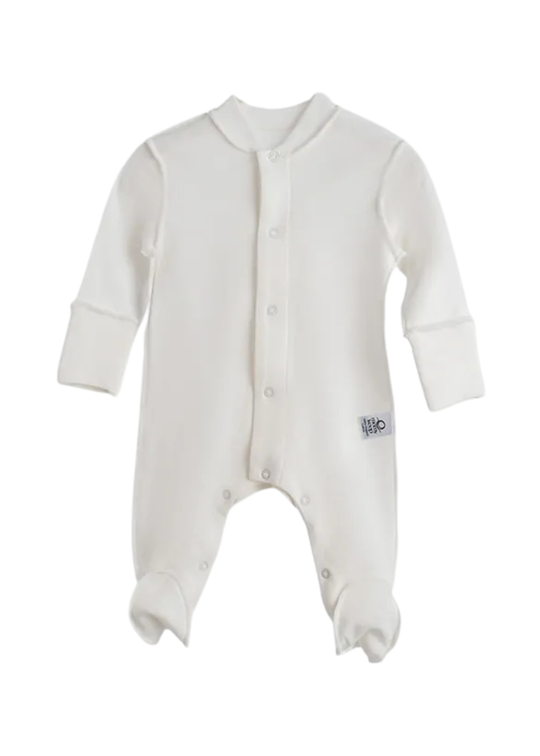 Salopeta Nou-Nascut Crem din Bumbac Organic MOM-31 ORGANIC KIDS RETAIL SRL