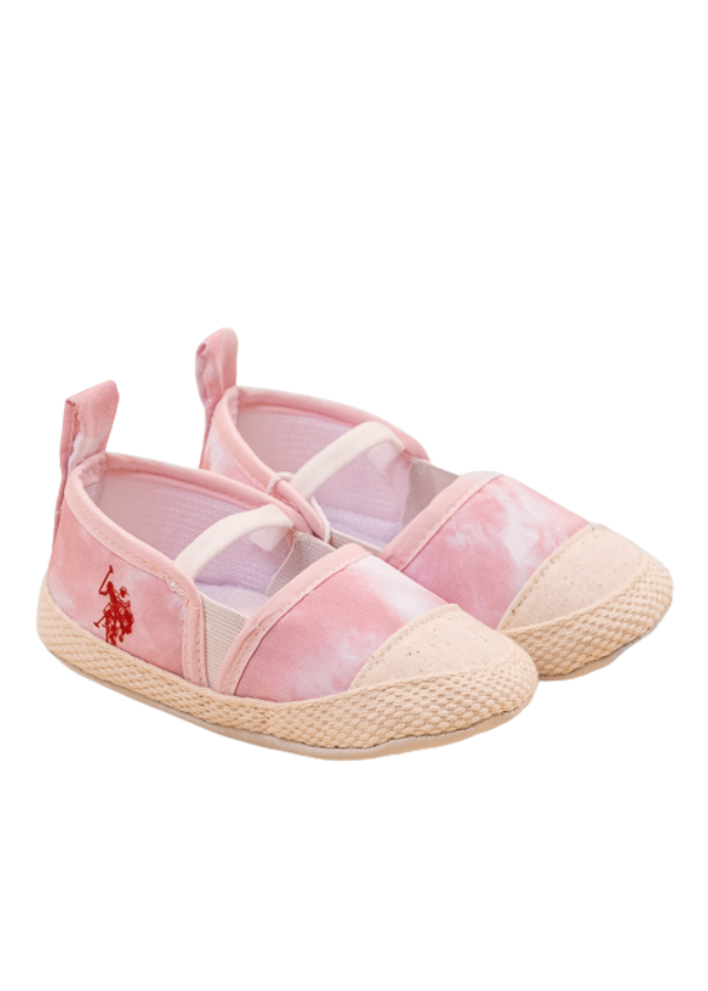 Botosei Roz cu Alb Slip-on USB1307 Us Polo Assn