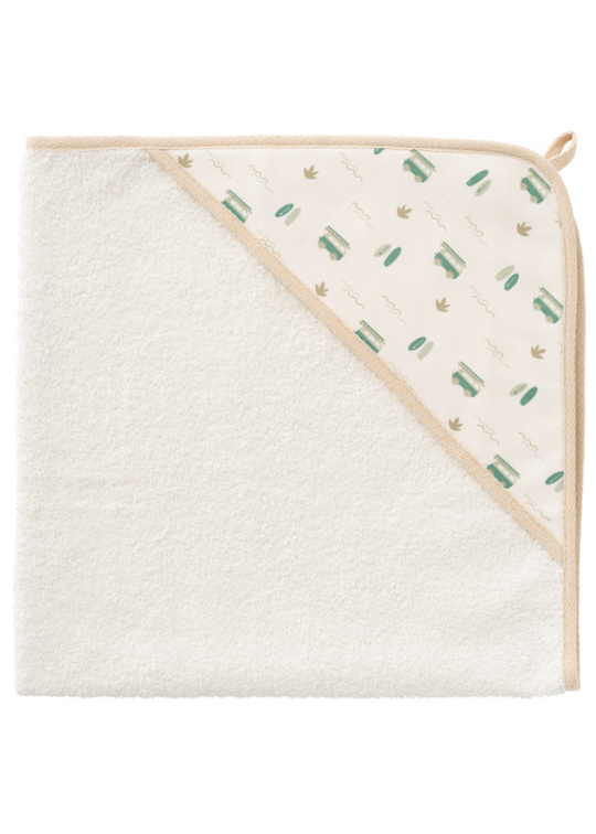 Prosop cu Capison Crem cu Imprimeu Masinute 75X75 cm F424-11 Momykeep