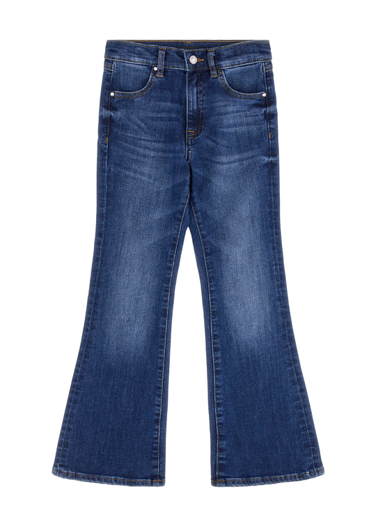 Pantaloni Lungi Denim Evazati Bleumarin Inchis J3YA03 D52V0 ILYW Guess