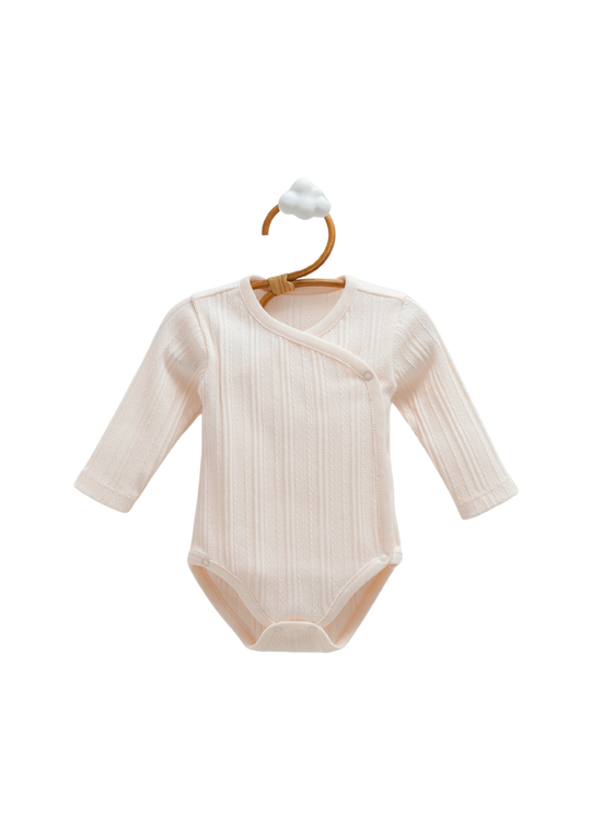 Body Roz cu Maneca Lunga BK1935 Mell Sweet Baby