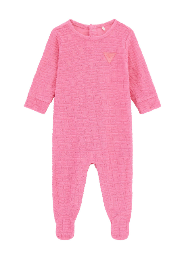 Salopeta Lunga Roz din Bumbac H5YW09 KBU64 G6N3 Guessv