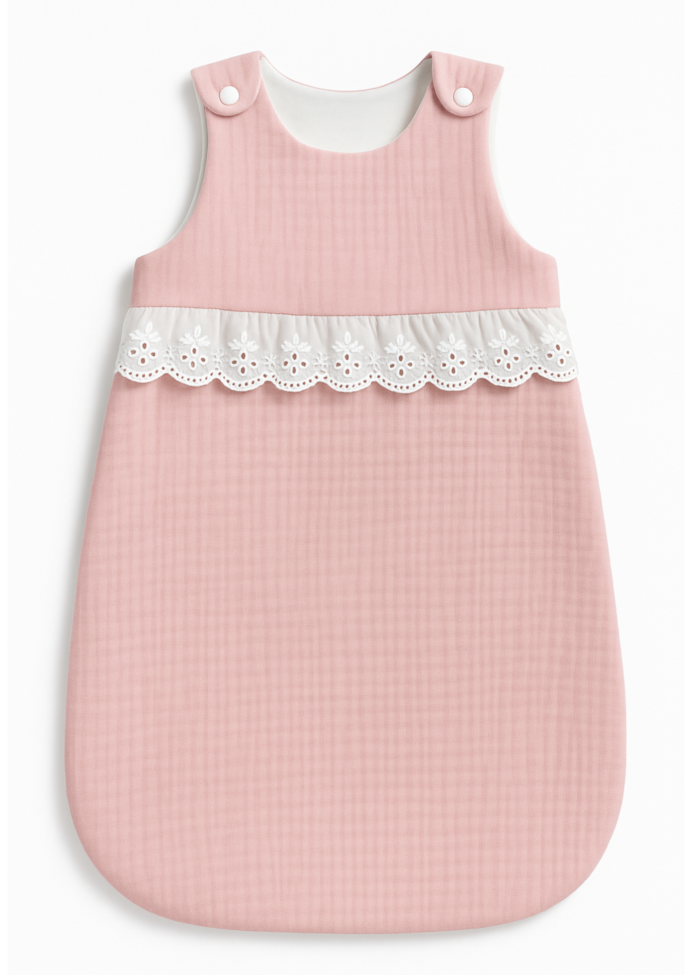 Pink Muslin Sleeping Bag for Girls AnneBebe 