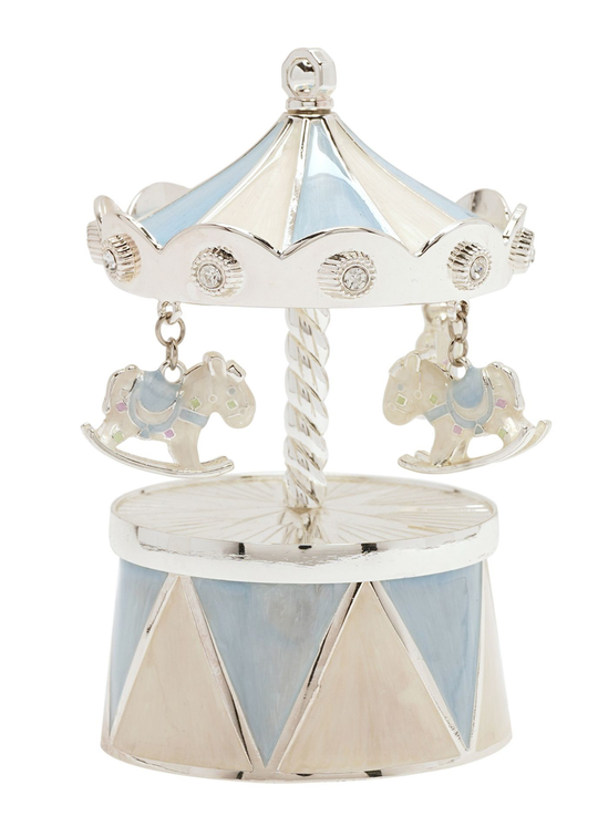Cutie Muzicala Argintata Carusel Bleu CG1994B Celebrations