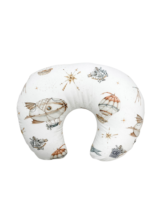 Cream nursing pillow with Hot Air Ballons print – 1100-1008