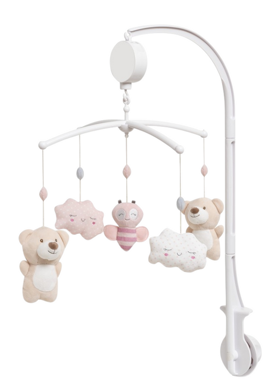 Carousel Pink Teddy Bears OSI04-02 Don Algodon