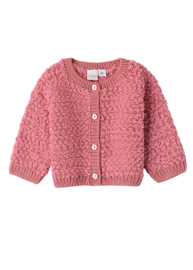 Cardigan Tricot Bucle Frez cu Nasturi 4.A262.00 iDO