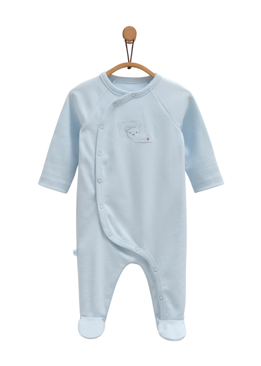 Salopeta Lunga Bleu cu Urs TE1458 Mell Sweet Baby