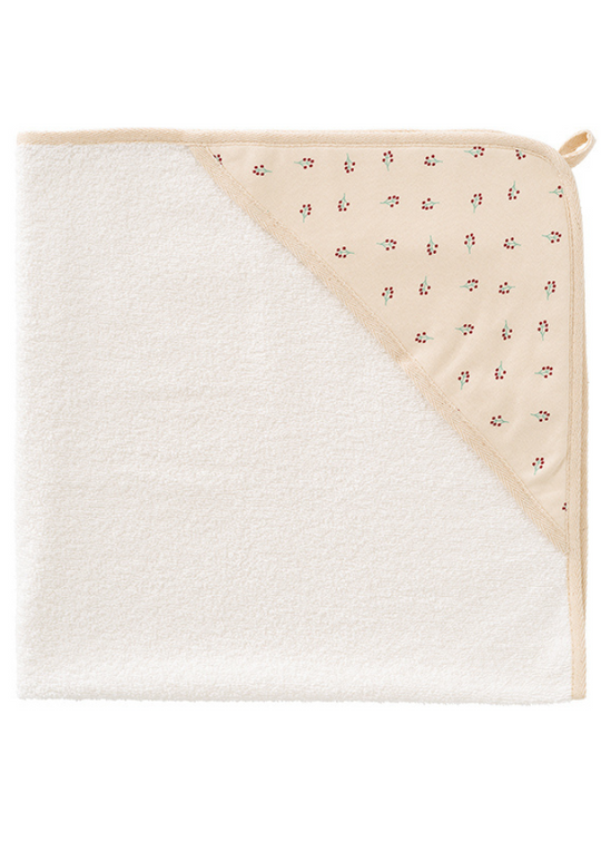 Prosop cu Capison Crem cu Imprimeu Floricele 75X75 cm F424-29 Momykeep