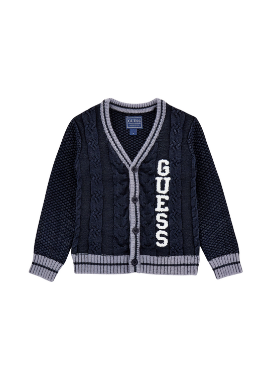 Cardigan Bleumarin cu Nasturi N5YR04 Z3FE0 G7V2 Guess