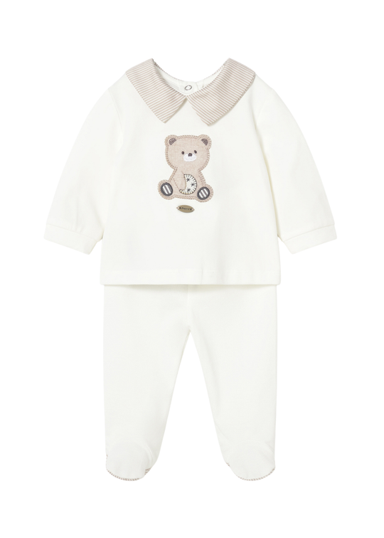 Set 2 Piese Crem cu Urs 1501 Mayoral