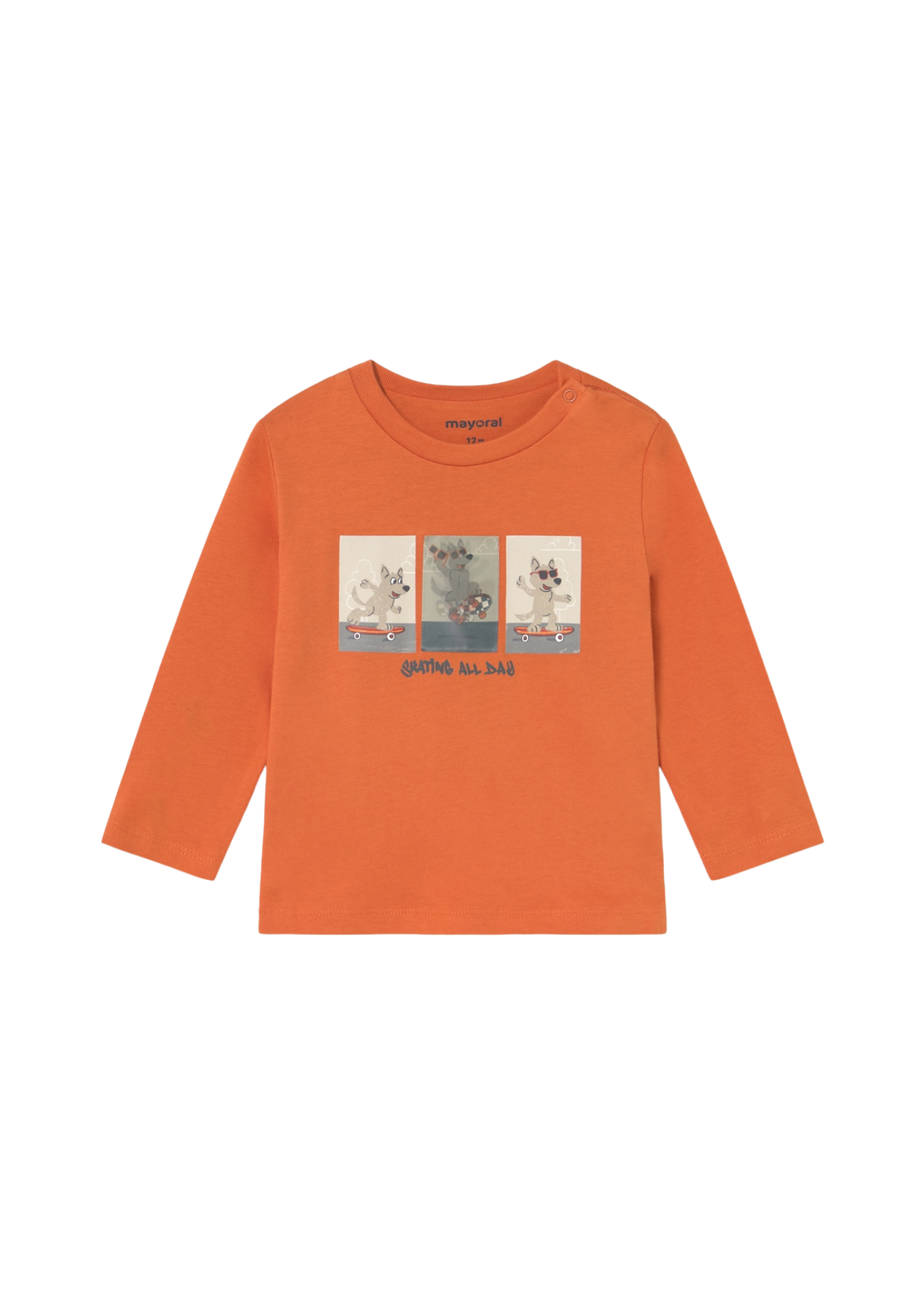 Bluza Portocalie cu Maneca Lunga 2063 Mayoral