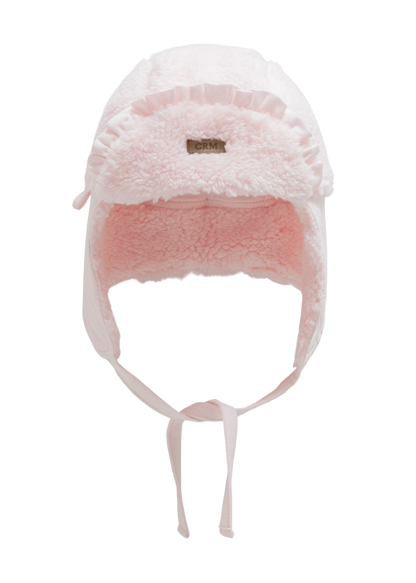 Caciula din Plus Roz SPK2118 Mell Sweet Baby