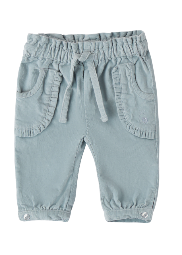 Pantaloni Lungi din Reiat Turquoise 0A4287.00 iDO