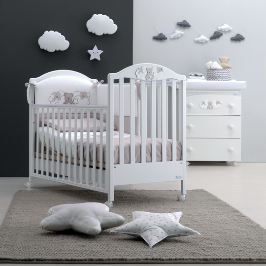 Pat Bebe Star Azzurra, Fabricat în Italia, Lemn de Fag Premium