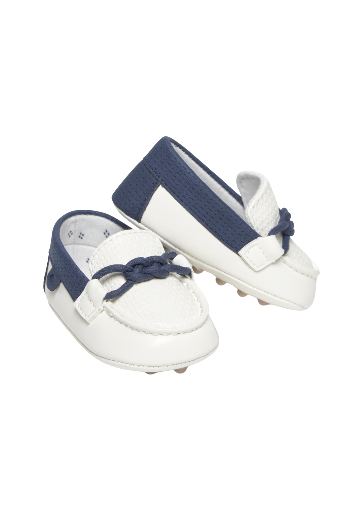 Mocasini Alb cu Bleumarin 9083 Mayoral