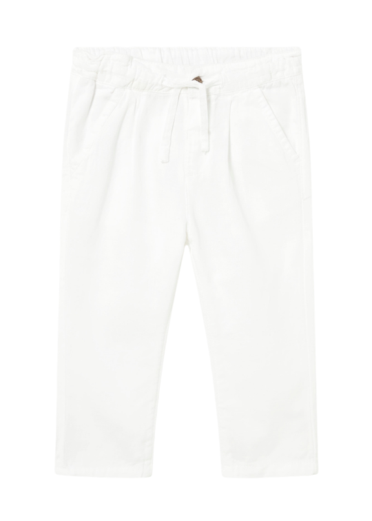 Pantaloni Lungi cu Siret cu In Alb 1523 Mayoral