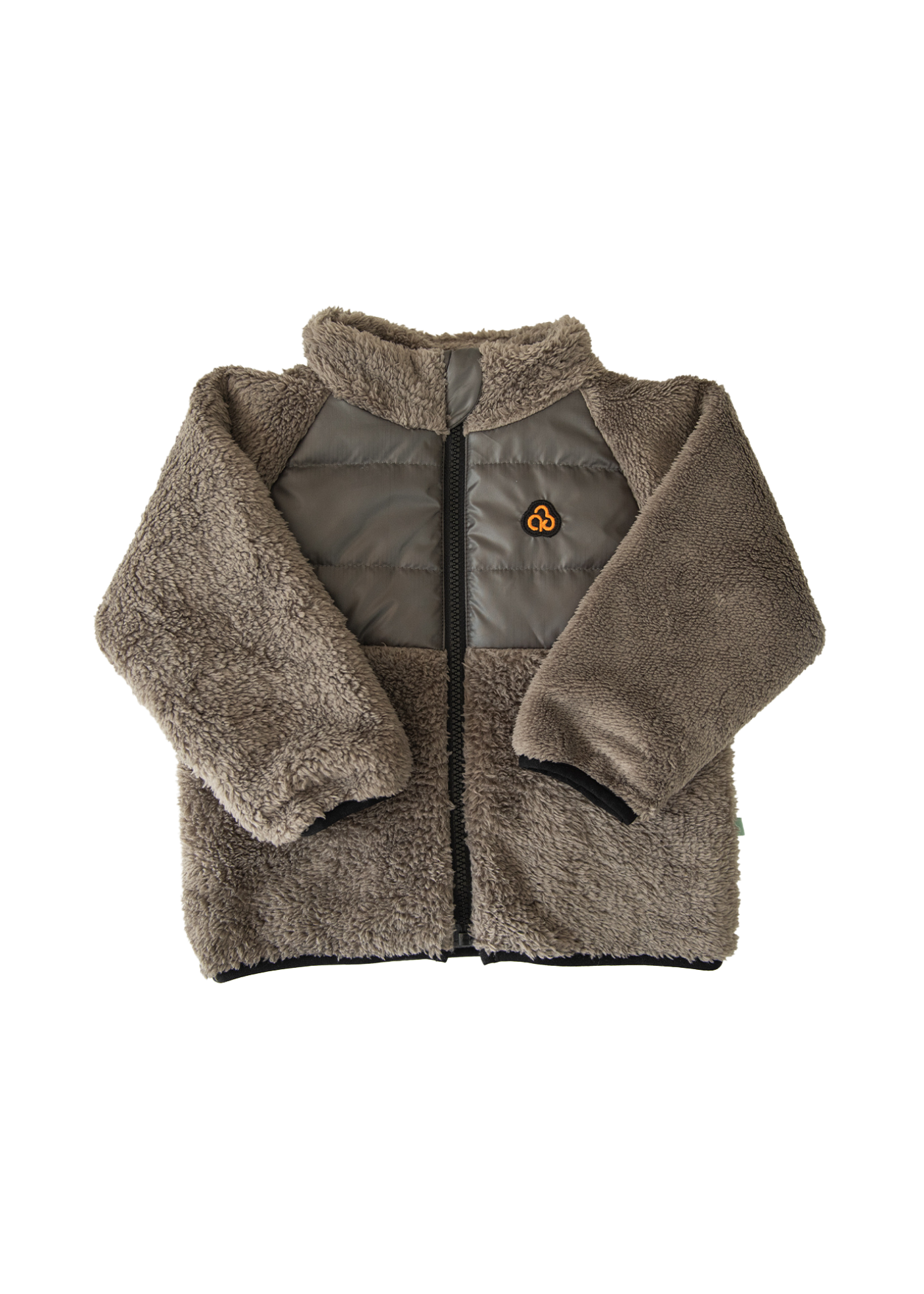 Geaca din Plus Maro cu Fermoar S15108 Kitikate