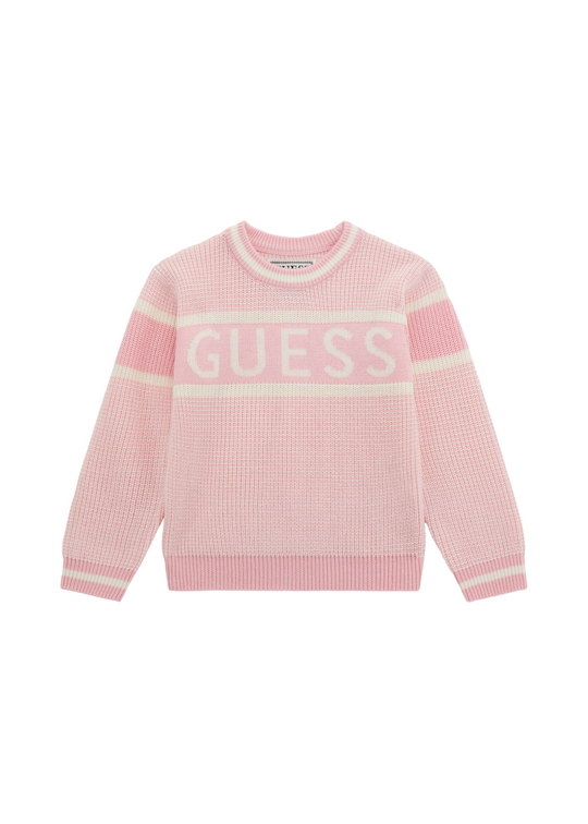 Pulover Roz cu Logo K5YR00 Z3OJ0 G65U Guess