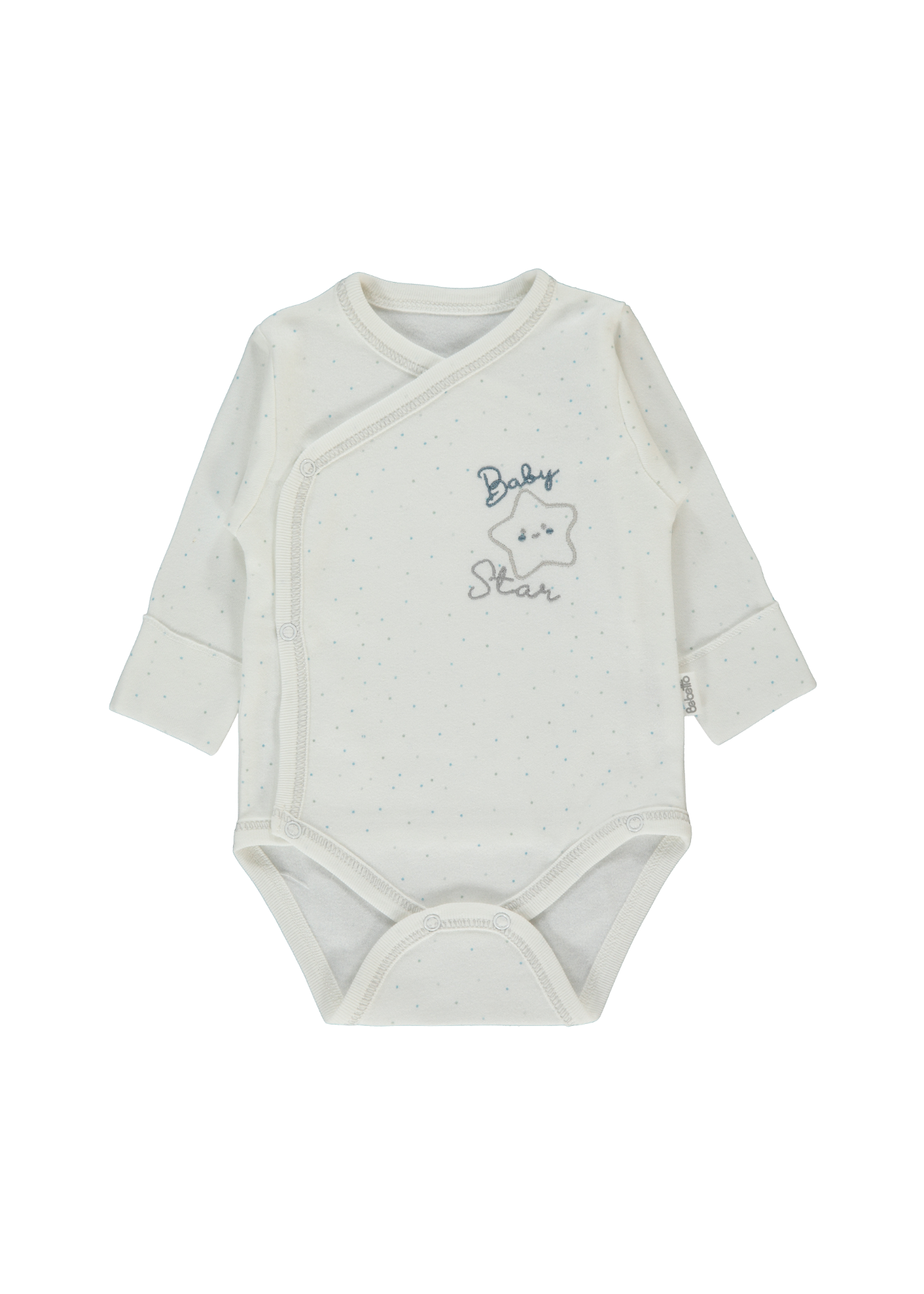 Body Crem cu Maneca Lunga cu Stea T4042 Bebetto
