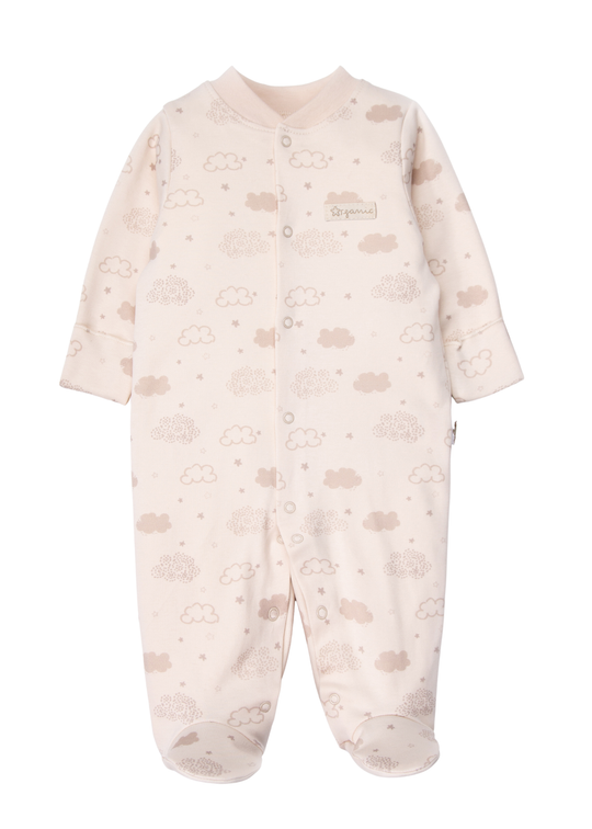Salopeta cu Botosei din Bumbac Organic cu Norisori T4459 – Bebetto