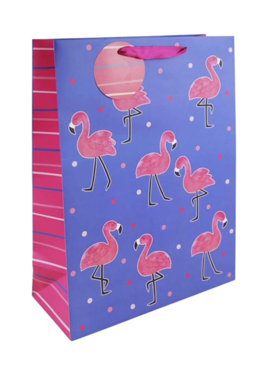 Punga Cadou cu Flamingo SDE 401M Gift Design